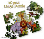 Trendy Kids Jigsaw Puzzle 36 Pieces Mini Puzzle Foam Mat for Kids, Interlocking Learning Alphabet and Number Mat for Kids - Multi-Color
