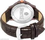 Swisstyle Men Synthetic Round Dial Brown Analog Watch