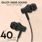 AR-Hiker Bluetooth Neckband | 40 Hrs Playtime | Dual Pairing | Stylish In-Ear Headset (Black)Sk