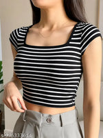 Half Shirt, Midriff Top or Cutoff Shirt Verdusa Ruched Crop Top: The Perfect Summer Top