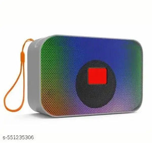 Wireless Portable Bluetooth Speaker with RGB Lights & 6H Playtime – Stereo Sound & Fast Charging