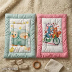 Kotton Candy Waterproof Sheet for Baby Boy and Girl || Newborn Baby Comfortable Spongy Plastic Mat for 0 to 12 Month || Washable / Reusable Bed Sheet ( Pack of 3 )