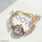 New Design craker beads trending korean watch || Women Watch || watch for girls || girls watch