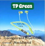 BT-Transparent Neckband Bluetooth Earphones (Purple) Exclusive Transparent Design | 72 Hours Playtime | HD Sound & Deep Bass | Type-C Fast Charging