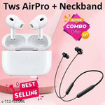Airpod Pro with Case True Wireless Bluetooth Earphones with 3 Hours of Playtime & Compatible for all Smartphones (White)