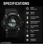 Black Sports Waterproof Watch, Most Selling Digital Sports Watches for men and boys, Waterproof Watches, Digital Watches, Latest Collection of Digital Watches for men and boys