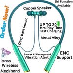BT 235 Bluetooth Neckband With Good Battery Backup 8 Hour Playtime Wireless For Girls And Boy | Perfect For Driving And Gym