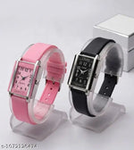Women's Black Strap Butterfly desigen megnet Watch