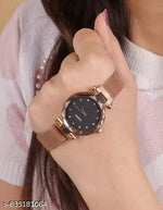 Jainx JW8552 Black Silicone Band Analog Watch for Women