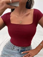 Half Shirt, Midriff Top or Cutoff Shirt Verdusa Ruched Crop Top: The Perfect Summer Top