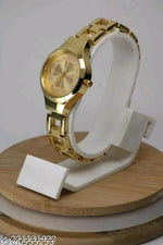 Vinar  Silver Dial Rose Belt Grils and Women Analog Watch