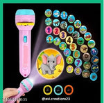 Kids Flashlight Story Book Projector Kaleidoscope Early Educational Toys Sleep Light Preschool Fairy Tale Projection Lamp Gift