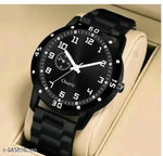 Rosra Golden Formal Watch For Men's Ring +Chain Freue (MOR RING+ CHAIN) For Men's
