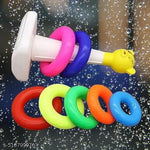 7 Ring Colorful Teddy Rings with Smiley Stacking Play Set Toy for Kids (Multicolor)