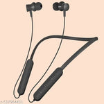 Bluetooth Wireless Neckband with Dual Pairing & 50 Hours Playback (Black)Sk