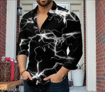 Cargo Denim Lycra Shirts For Men