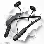 Neckband Bluetooth Headphones | BT-235V4 High Bass Neckband With Metal Look | Bluetooth Headphone | blutube headphone | High Bass Neckband | Good Mic Quality