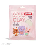 White Clay for modelling (500 gm) , mandala , pottery art and children art clay for projects