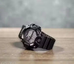 Classy Trending Black Dial black Strap Silicon Ultra LED Digital Watch For Boy & Girls  Red Square Ultra Band