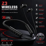 SIGNATIZE Neckband Bluetooth Headphones with 20+ Hours Playtime with 10mm Drivers, Rich Music Experience, BT 5.3v, Type C Fast Charging, Neckband Earphones & IPX4 Water Resistant