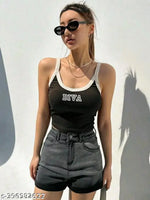 Jagsons  Womens & Girls Summer Graphic Printed Tank Top