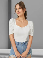 Corian Stylish Top Half Sleeve For Woman