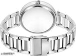 Classic Silver Round Dial Women's Watch