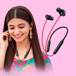Ubon CL-410 in-Ear Wireless Neckband | Playtime 45 Hours,| 450 Hour Standby Time, Quick Charge | Magnetic Earbuds | Tangle Free Brided Cable, Bluetooth Headset with Mic for Phone Calls Music (Blue)