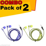 LOOK AND LOCK Loud Sound & High Bass Wired Headset with Mic Wired Headset  (White, In the Ear) Wired Headphones & Earphones