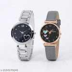 Classic Silver Round Dial Women's Watch