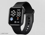 Trendy Black Colour Big Light Digital Watch for Girls n Womens