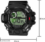 Royal look Digital Watch Shockproof Multi-Functional Automatic Black Color Strap Waterproof Digital Sports Watch for Men's Kids Watch for Boys Watch for Men Pack of 1 Watch Water Resistance Digital Watch