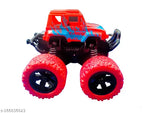 Caught Trendy Monster Trucks for Boys, Pull Back Vehicles Cars for Toddlers, 360° Rotation 4 Wheels Drive Durable Friction Powered Push and Go Toys Truck Best Gift Item for Kids Girls Boys.