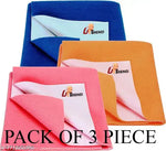 OYO BABY Dry Sheets Small Size Pack of 2 (50x70CM) For New Born Baby, Waterproof Dry Sheet, Baby Dry Mats, Baby Mattress, Baby Sheets, Baby Urnie Sheets, Baby Urine Mats Combo (Maroon + Dark Sea Blue).Newborn Baby Waterproof Mat Urine Dry Sheet