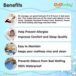 OYO BABY Dry Sheets Small Size Pack of 2 (50x70CM) For New Born Baby, Waterproof Dry Sheet, Baby Dry Mats, Baby Mattress, Baby Sheets, Baby Urnie Sheets, Baby Urine Mats Combo (Maroon + Dark Sea Blue).Newborn Baby Waterproof Mat Urine Dry Sheet