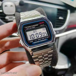 Trending Silver Colour Square Dial Digital Watch for Womens n Mens