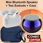 Tws Earbuds Pro, White Airbud, TWS Headphone, Tws earphone, True Wireless Bluetooth Headphone, True Wireless Bluetooth Earphones with red Case, Compatible for all Smartphones