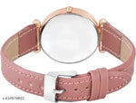 combo watch for women Best Quality Festive Season Flower Designer Round Dial Attractive Leather Belt combo wathces for women stylish girl watches analog leather belt watches wrist watches combo led watch for girl