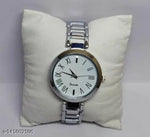 New Ethnic Solid Black Brown Metal Belt Analog Watches Combo for Women