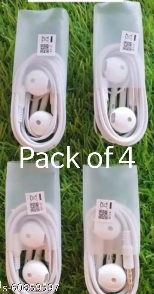 Wired Headphones (Pack of 4)