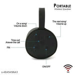 Portable Bluetooth Speaker Wireless Super Bass Sound Audio System ( random color)