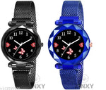Analog Women's Watch (Black Dial) (Pack of 2)