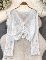 Notty Girl Boho Floral Crochet Button-Front Vest Top