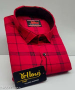 FINE QUALITY COMFORTABLE COTTON FULL SLEEVES FORMAL AND CASUAL CHECK SINGLE POCKET SHIRT
