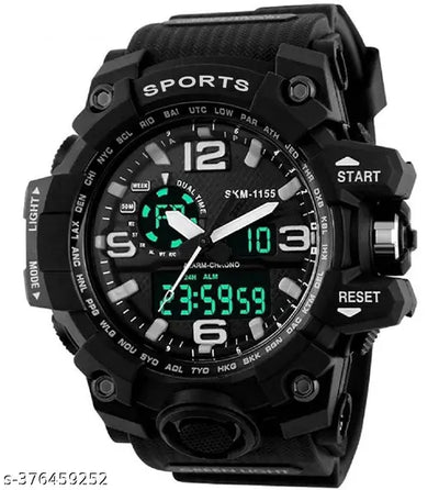 Attractive Black Sports Watch For Men