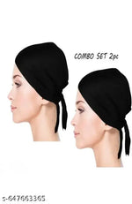 Muslim wear Hijab cap naqab top.Packi of 6