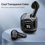 TWS Headphone, Earpod True Wireless Bluetooth Headphone, Bluetooth Headset, TWS earphone, Sweat Proof, 10mm HD Drivers, Compatible for all Smartphones - BLACK