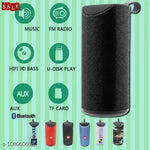 Atiasrama TG-113  Mate Portable Bluetooth Speaker Wireless Super Bass Sound Audio System/Water Resistent/Splashproof Built in Mic, TF Card Slot, FM, AUX, USB