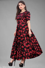 New Floral Dress With Digital Floral Print