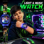 SUPER HERO, CARTOON CHARECTOR, ANGREE BIRD AVENGERS,DOAREAMON,BARBIE DOLL,BENTEN ,ME2, 24 IMAGE PROJECTOR , TOYS CUM DIGITAL WATCH FOR KIDS,BOYS&GIRLS.